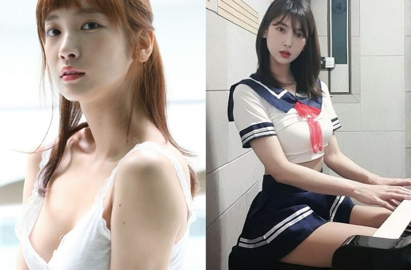 【GG扑克】爆乳鋼琴網美「이지영」透視白裙下廚　白皙姣好「身材曲線」一覽無遺