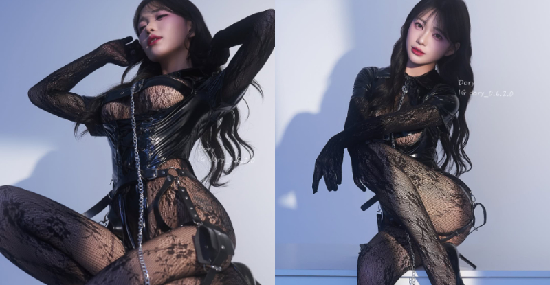 【GG扑克】誘惑女特務「Dory」蕾絲勾引，「跪地爆乳」全民投降！