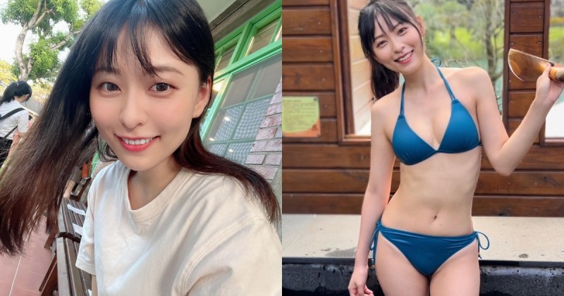 【GG扑克】台大正妹研究生「Alicia」陽光甜美！穿比基尼泡湯秀「美乳細腰」好搶眼！