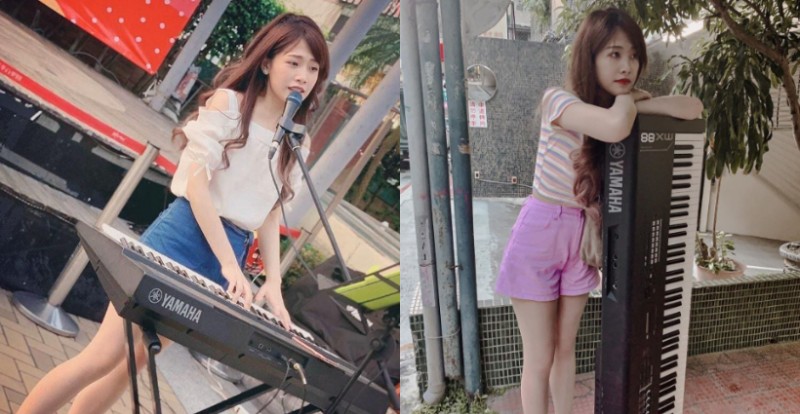 街頭駐唱藝人「黃立綺 Likky」仙氣十足　甜美笑容讓人戀愛了