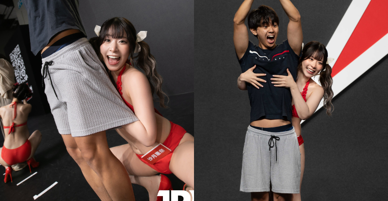 【GG扑克】都伸進去了！最強小隻馬「沙月惠奈」TRE舞台上亂摸，「肉體尋寶」男粉臉紅