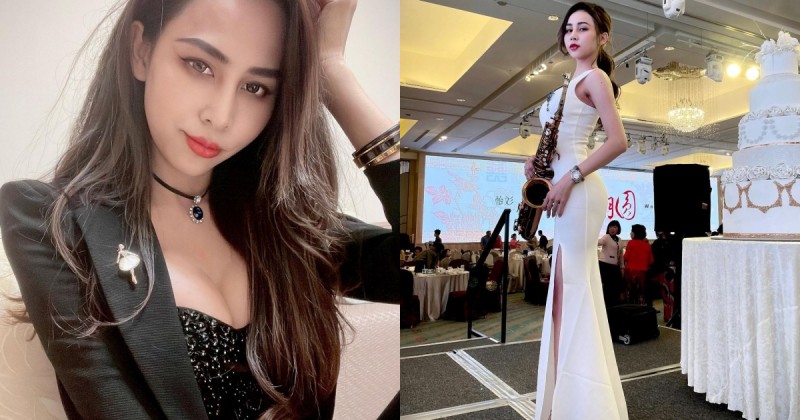 高雄「薩克斯風正妹」五官深邃漂亮！身材火辣被誇「弦樂界昆淩」！