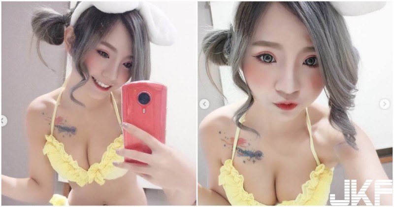 【GG扑克】正妹惹火比基尼「爆乳自拍」，放送「Ｑ彈美乳」粉絲樂歪了！