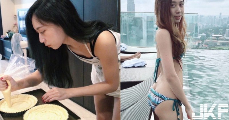 【GG扑克】小露臀線！骨感系戶外正妹「Lynn」瘦歸瘦，緊實翹臀超誘人完全可以啊！