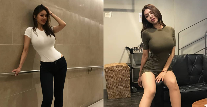 好大兩粒！性感姐姐胸前「不科學腫脹」　兩座高聳乳峰快撐破衣服！
