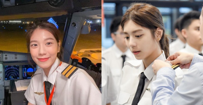 【GG扑克】沒開玩笑!超甜「正妹機師」美貌稱霸航空界 網友:想跟她雙飛