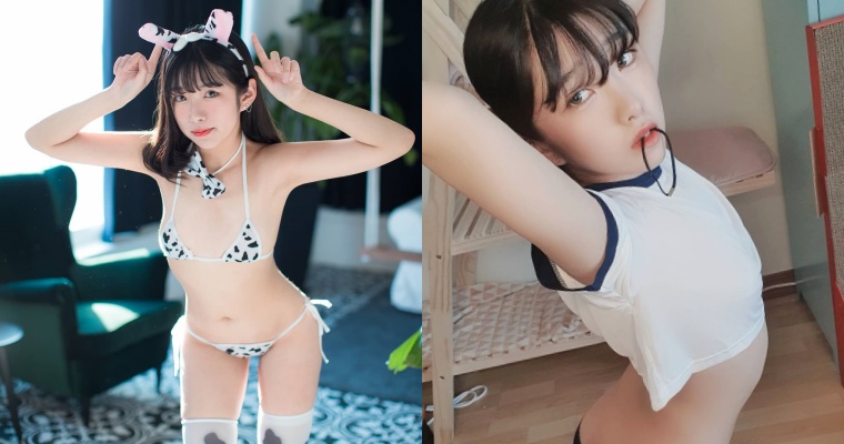 【GG扑克】南韓美模 Sonson 上半身清純、下半身誘人！放風「蜜桃臀」曬反差魅力