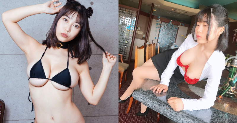 【GG扑克】建築系「現役女大生」乳量炸裂　再大的比基尼也裝不下呀！