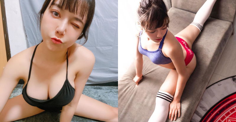 【GG扑克】非常重！「毛咪Catty」劈腿拉筋又倒奶，「龐大又兇猛的乳氣」塞滿男粉視覺！