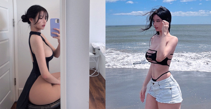 【GG扑克】海邊大奶妹竟是她… 爆乳翹臀小蠻腰成關鍵 網友一眼認證本人無誤