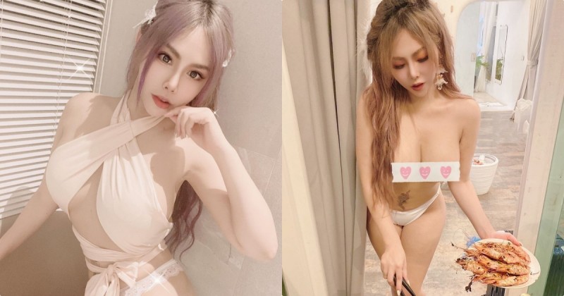 【GG扑克】正妹「逼小桃」超爆乳烤蝦,「誘惑的裸身畫面」讓人飢腸轆轆!