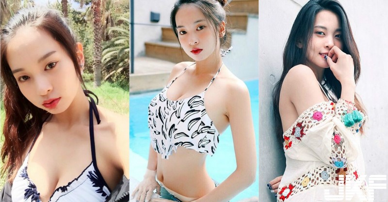 【GG扑克】姊好壞!逆天泳裝大露「凶狠車頭燈」無極限福利放送!激起男人邪惡想法…