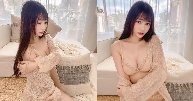 【GG扑克】師範大學正妹「又又」裸色內衣超誘惑,透膚造型越看越邪惡!