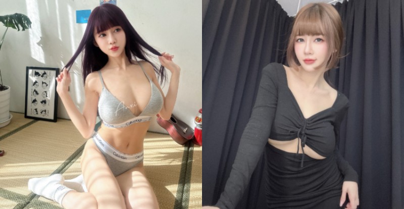 【GG扑克】甜心《安希Anxi》出售二手衣 因為一舉手就會「掉出奶」