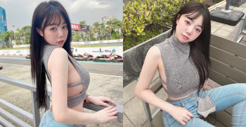 【GG扑克】巨乳小隻馬米米小背心「霸氣側露」　零死角美貌讓人著迷