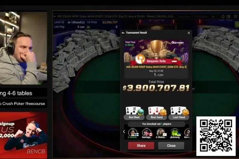 【EV扑克】线上WSOP主赛冠军的忠告：善用剥削策略，不要过度迷信GTO！