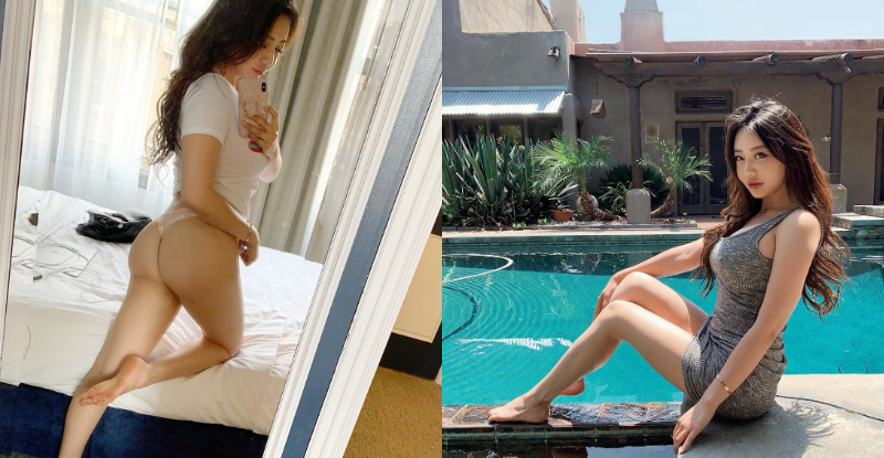 【GG扑克】國外長大就是不一樣！亞裔妹子「養出大乳量」　作風洋派衣服說脫就脫