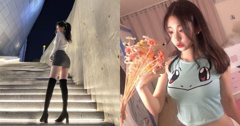 【GG扑克】天生自帶騷氣的「18歲私校正妹」，發育很好「根本看不出是學生」！