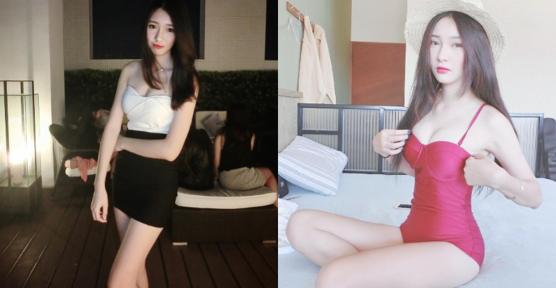 【GG扑克】亞洲大學高顏值女神！「神正女同學」嫩白長腿超吸睛，上圍還有兇猛突起！