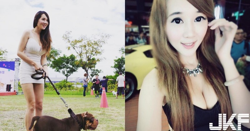 公園驚見正妹「短裙遛狗」超吸睛，原來是網美「Annie 」這辣度回頭率簡直100趴呀&#8230;