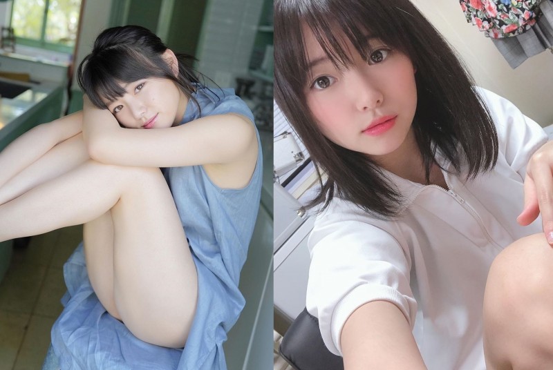 【GG扑克】壓倒性透明感！色氣鄰家小妹「葉月つばさ」Y字縮陰泳裝露鼠蹊部