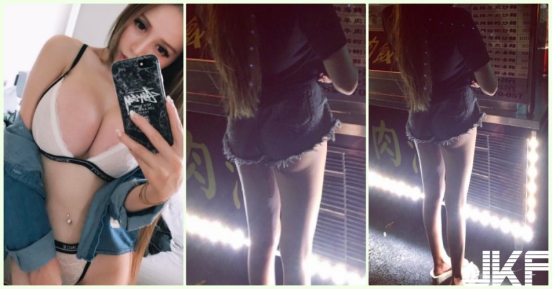 【GG扑克】想被吃掉！買宵夜驚見「爆奶妹」屁股蛋太害羞！超猛「背影畫面」後面客人好興奮…