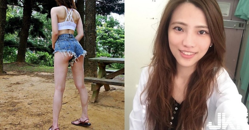【GG扑克】台灣「最辣實習女醫生」！姊姊有在練「緊實屁股蛋」，公園驗收大秀翹臀微笑線！