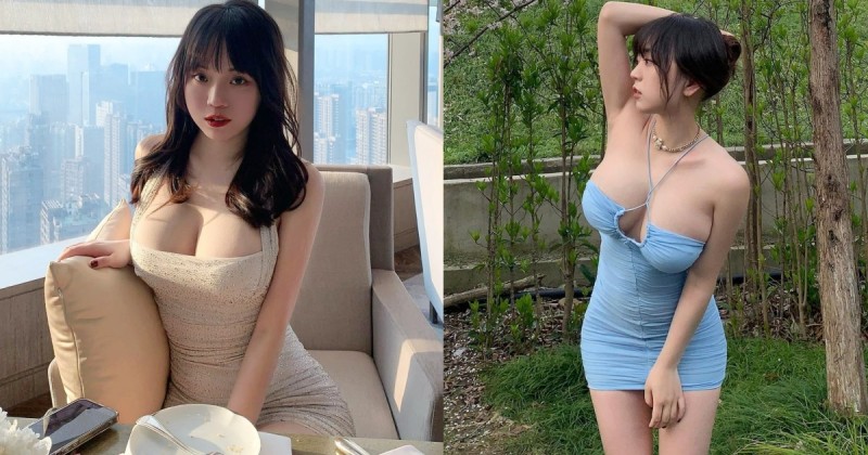 【GG扑克】160公分「美腿巨乳妹」穿搭好性感！緊身洋裝爆Ｓ曲線＋「豐滿雙球」！