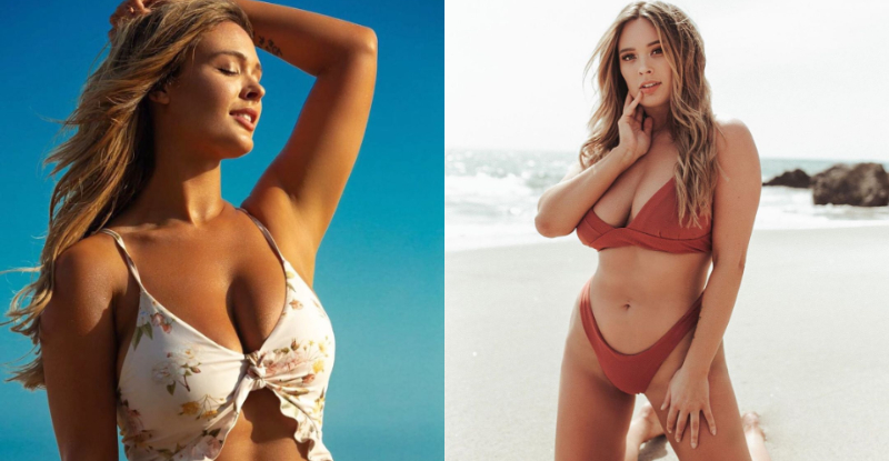 【GG扑克】營養過剩？！清純外表藏「驚人胸器」　妹子「上圍豐滿」比基尼快撐不住