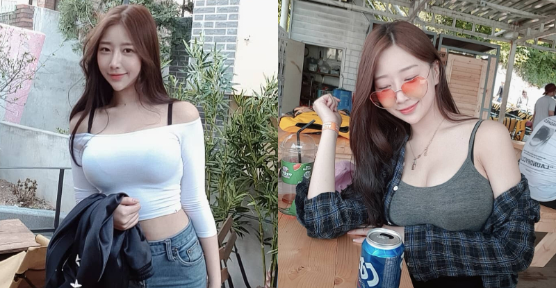 【GG扑克】姐姐好緊！「巨乳妹子」김수정衣服總是太小件　渾圓奶球分量滿滿