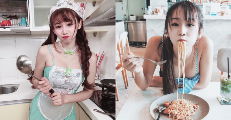【GG扑克】性感萌廚娘「機機 Shacy」獻上深夜私房料理　邀你一起吃她下的麵！