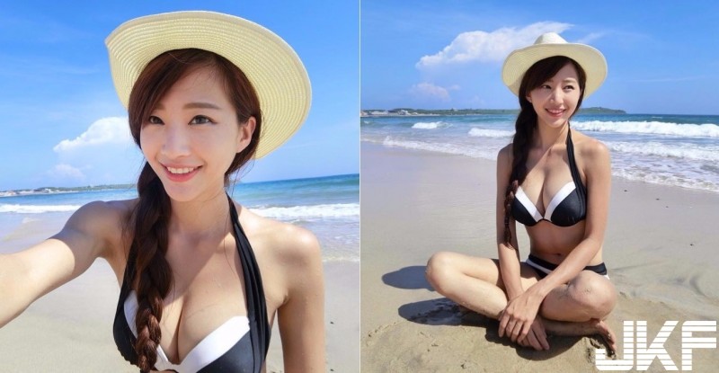 【GG扑克】太犯規！海邊捕捉比基尼「爆奶妹」！這尺寸太養眼了…