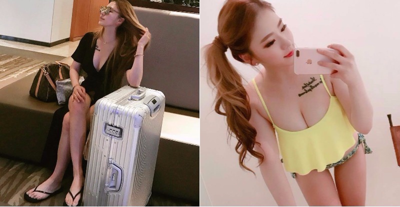 【GG扑克】大解放！狂野正妹殘暴級乳球「中路大開」，撩人姿勢激起邪惡想法…