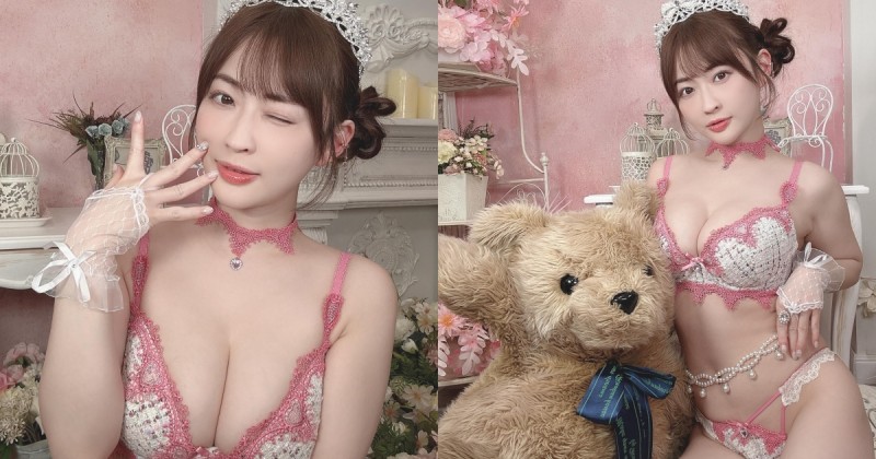 【GG扑克】超萌棉花糖雪乳女孩！童顏巨乳小隻馬「美梨」白嫩美體即將降臨TSE學服祭啦！