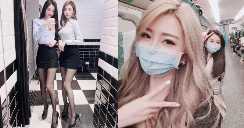 【GG扑克】高鐵站發現「超辣美腿姐妹」基因太強大了，170cm以上逆天身材秒殺一票網友！