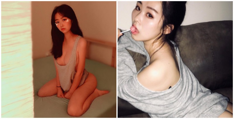 【GG扑克】天氣太熱不想多穿！「爆乳正妹」在家展露美乳美臀曲線，當她室友一定很幸福！