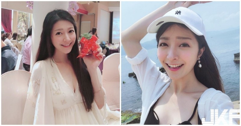 【GG扑克】超性感人氣直播主！喝喜酒的深V洋裝，旁邊客人看了都戀愛了！