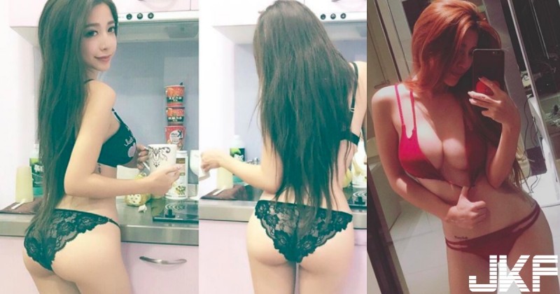 【GG扑克】94不愛穿衣服！暗黑「薄紗內衣秀」就在廚房展開，今晚「大戰一場」挑逗沒有極限…