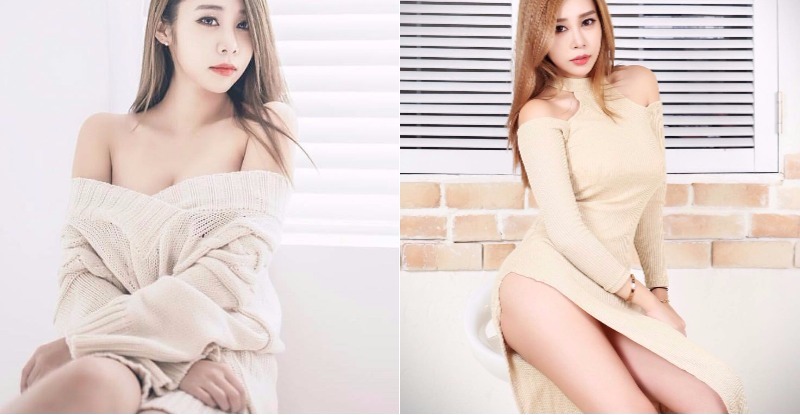 【GG扑克】正妹膚色窄裙「逆天長腿」整個叉開，若隱若現的「三角地帶」太犯規啦！