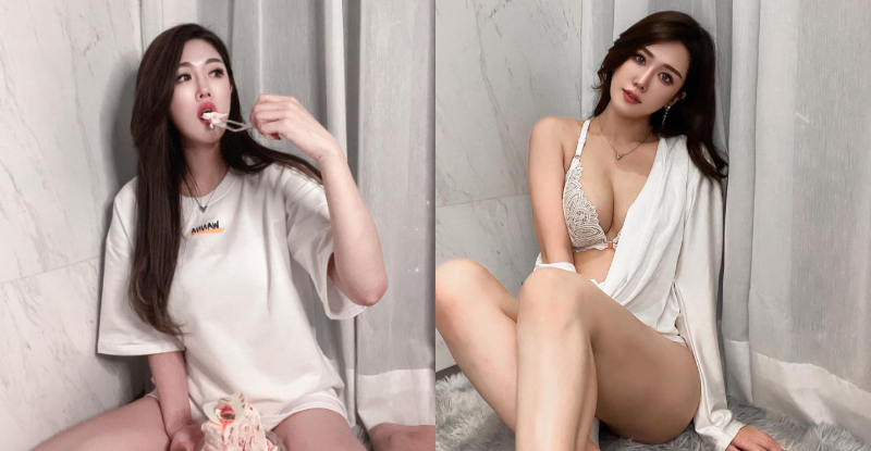 【GG扑克】「維多DJ Victoria」吃冰放在白嫩腿間，網友 :「請盡速消滅！」