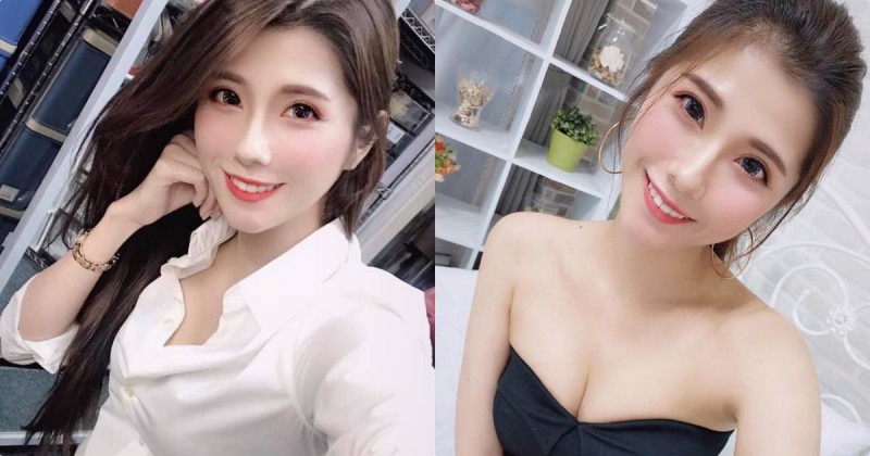 【GG扑克】正妹Joanna沐沐「美豔OL造型」辣翻，領口微開特別挑逗啊！