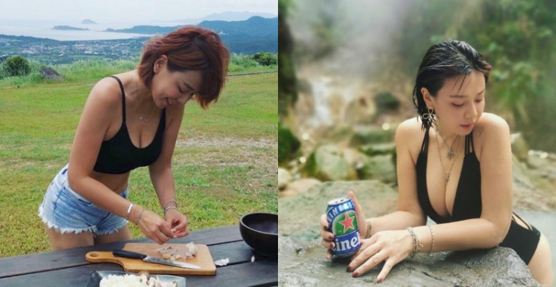 【GG扑克】戶外系「短髮正妹」焦糖肌充滿健康美　緊身車衣顯現凹凸有致好身材