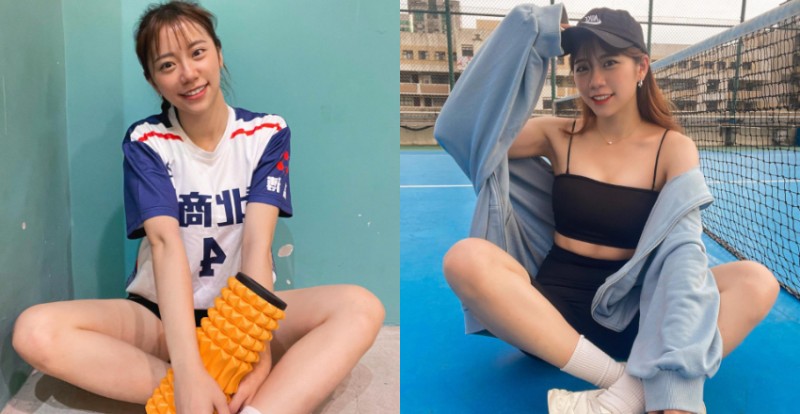 【GG扑克】台北商大女排成員「姍姍」是電眼甜心　甜美氣質讓人秒戀愛