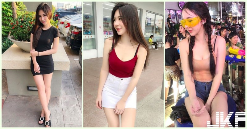 【GG扑克】戀愛了！潑水節「白皙美乳妹」迷人視角太挑逗！超極品「甜美外型」讓人好陶醉啊…