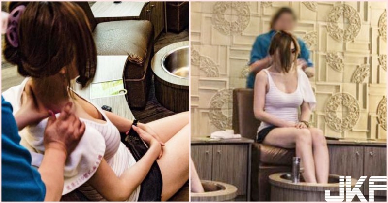 【GG扑克】養生館驚見「按摩巨乳妹」往下看視角太邪惡！超惹火「按摩畫面」引人遐想…