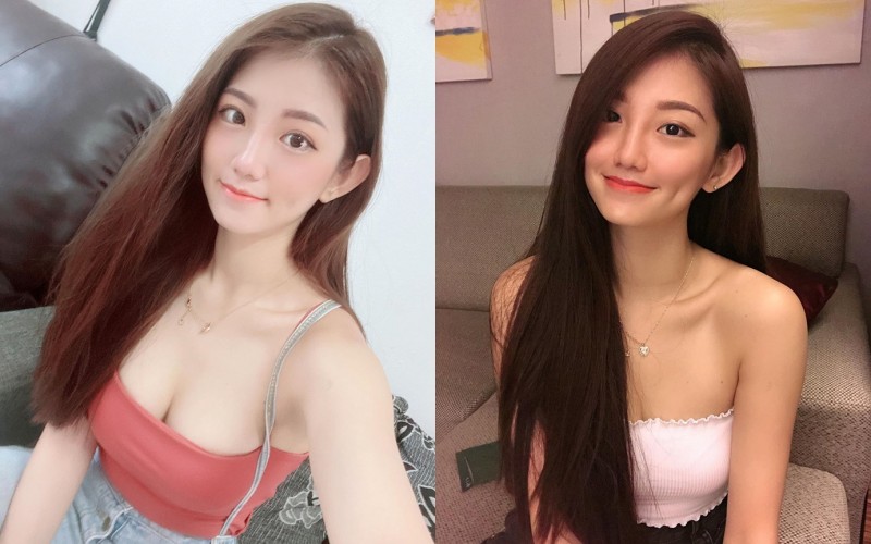 【GG扑克】170公分巨乳大隻馬「彩菱」露肩小可愛胸前一片肉色　渾圓「左右半球」猛爆彈出