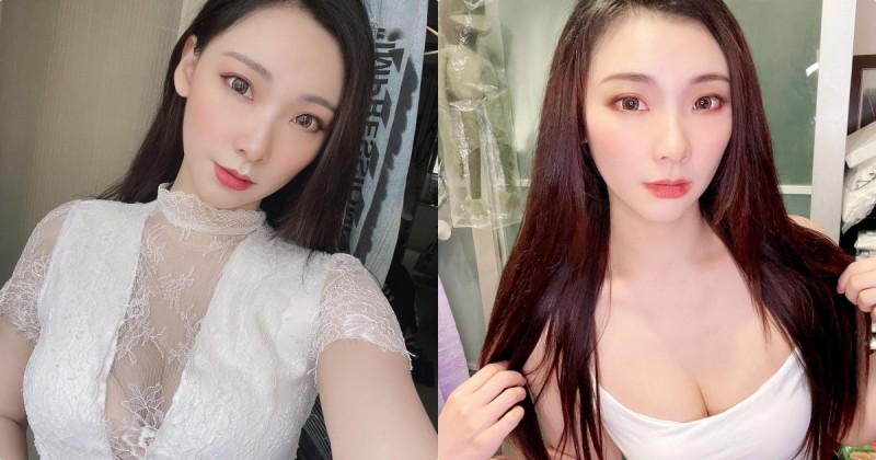 【GG扑克】正妹「Minas」透視蕾絲裝好誘惑，「若隱若現的美乳」超勾人！