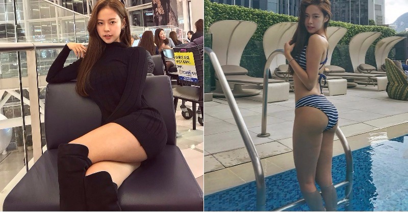 【GG扑克】性感姊姊「窄裙包臀」露出惹火身材！大秀「渾圓美臀」姿勢犯規，讓人血脈噴張…