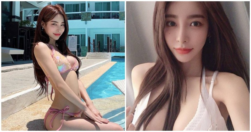 【GG扑克】火辣高顏值正妹「長髮卡深溝」，「性感側乳曲線」散發強烈魅力！