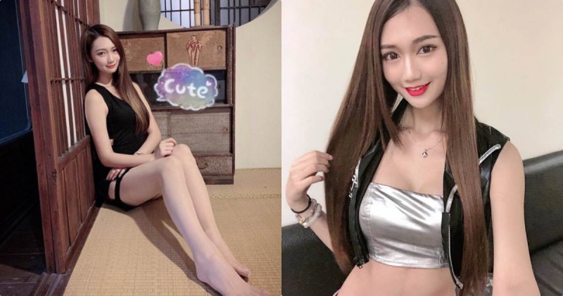 【GG扑克】172高挑正妹「Vicky邵婷」，伸直細長美腿「畫面好白嫩」！